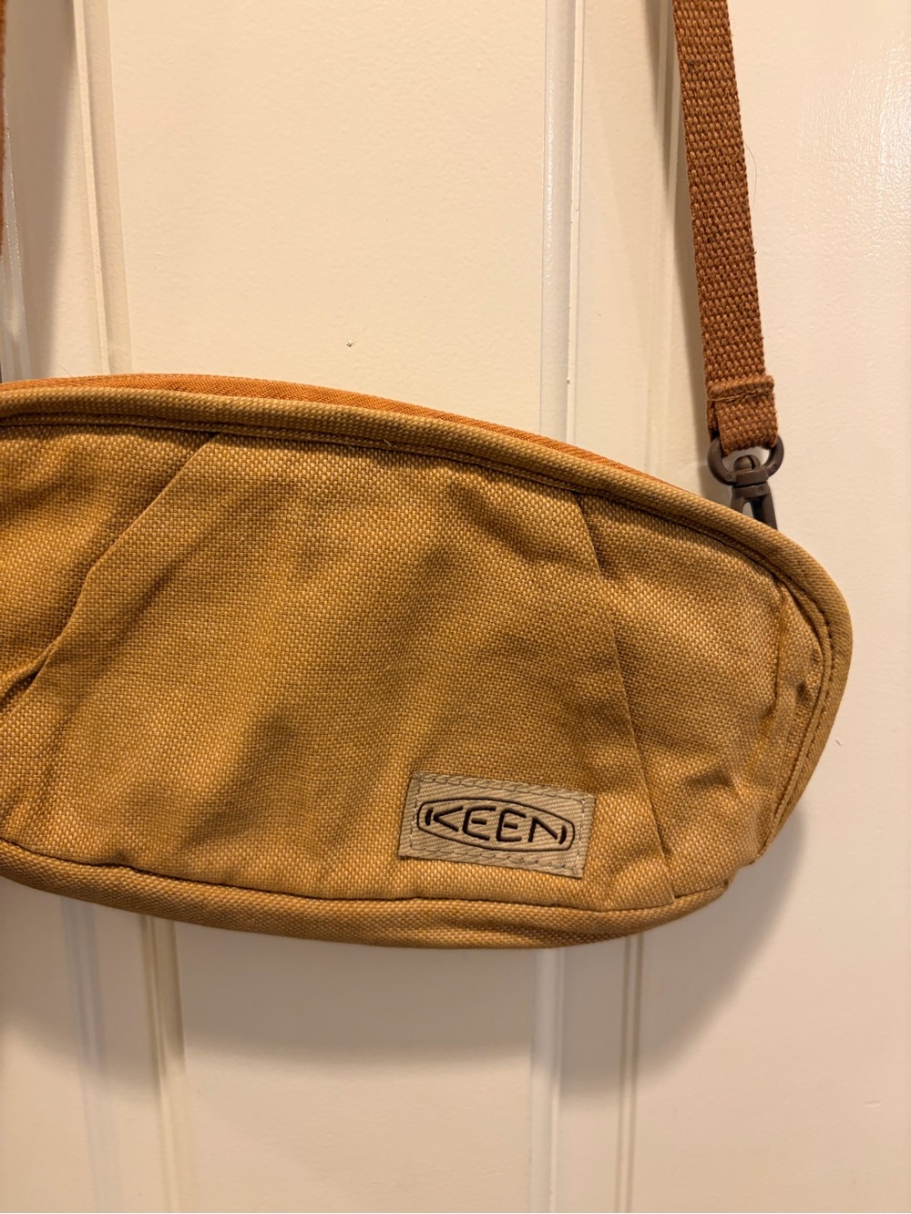 Keen Mens Canvas Belt Bag in Mustard